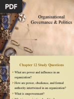 Organisational Governance & Politics