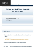 noSQL V newSQL