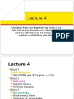 CRE4 Fogler 4 - Stoichiometry Liquid (Batch) System