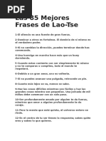 Las 85 Mejores Frases de Lao