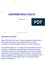 Unsymmetrical Faults