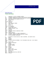 Notam Abrevation