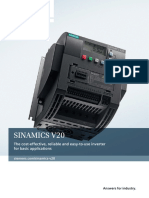 Siemens Sinamics V20 Brochure