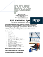 Future Foams EPS Waffle Pod Manual 2015