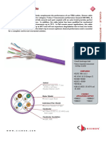 Siemon Tera E6 Cable Spec Sheet