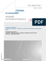 IEC 60079-29-1 Gas Detectors - Performance Requirements of Detectors For Flammable Gases-2007