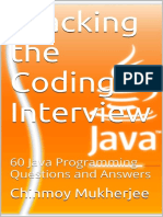 Chinmoy Mukherjee-Cracking The Coding Interview - 60 Java Programming Questions and Answers (Volume 1) - CreateSpace Independent Publishing Platform (2015)