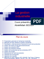 Cours Gestion Industrielle