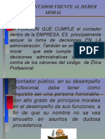 El Contador Frente Al Deber Moral