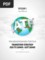 IATF 16949 Transition Strategy and Requirements - REV01