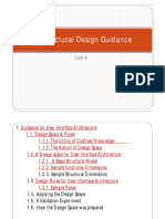 Architectural Design Guidance: Unit 4