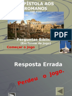 Comecar o Jogo Ebd Profzaza A Epistola Aos Romanos Cap 7 16 Perguntas Biblicas em Forma de Jogo