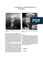 Bombardeos Atómicos Sobre Hiroshima y Nagasaki