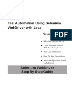 Test Automation Using Selenium Web Driver Java Preview