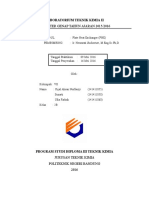 Laporan Plate Heat Exchanger (PHE)