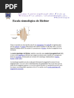 Escala Sismológica de Richter