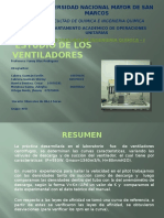 Estudio de Los Ventiladores