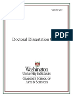 Doctoral Dissertation Guide: October 2014