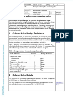 Example Column Splice - Non-Bearing Splice