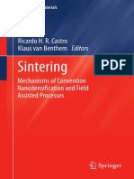 Sintering. Mechanisims of Convention Nanodensification and Fiels Assisted Processes. Castro Benthem