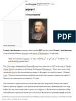 Fermat's Last Theorem