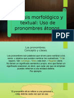 Análisis Morfológico y Textual