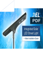 DEL Solar LED Street Light Presentation