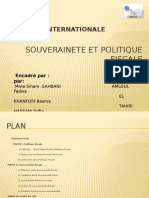 Souverainete Et Politique Fiscale