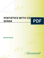 Statistics With Common Sense - David Kault (2003)