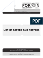 List of Papers and Posters PDF