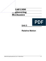 Dynamics Unit - 3 Relative Motion With Solutions