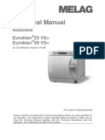 Technical Manual: Euroklav 23 VS+ Euroklav 29 VS+