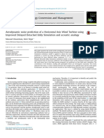 Aerodynamic Noise Prediction of A Horizontal Axis Wind Turbine Using Improved Delayed Detached Eddy Simulation and Acoustic Analogy