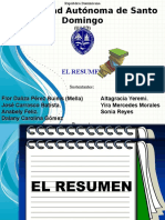 El Resumen - Diapositiva