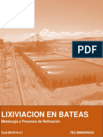 Lixiviación en Bateas