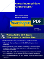 EOR: Promesa Incumplida o Un Gran Futuro?: Fernando Cabrera Eduardo Manrique