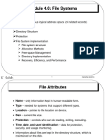 Module 4.0: File Systems: K. Salah