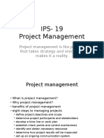 K. Project Managment IPS - 19 (16 Slides)