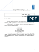 Request For Quotation (RFQ) Amendment 1: Mechanical Design"