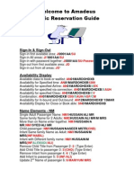 Basic Amadeus Short Note