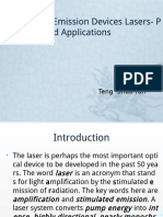 Stimulated Emission Devices Lasers-P Rinciples and Applications