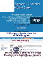 WHO Emergency Essential Surgical Care Cherian 2013