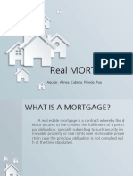 Real Mortgage: Aguilar. Alinea. Cabeza. Pineda. Pua