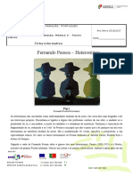 Fernando Pessoa Heterónimos - Ficha Informativa