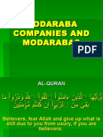 Modaraba Companies and Modarabas