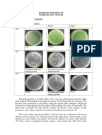 Laboratory Exercise No. 10 Viable Plate Counts Results and Discussion