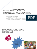 Introduction To Financial Accounting: Presented by Prof. (C.A.) Swati Godbole