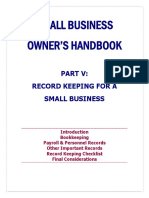 Small Business Owner'S Handbook