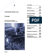 Fraisage. SINUMERIK 802D SL Pro. Fraisage. Avant-Propos. Introduction. Aperçu Du Système 2. Fonctions de Réglage 3 PDF