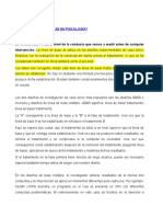 TEMA 1 Qué Es La Línea de Base en Psicología